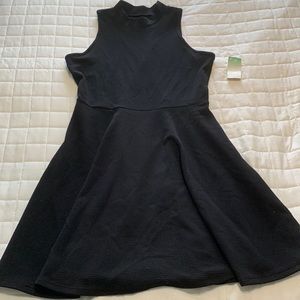 NWT Black Tank Top dress with cross back and keyhole